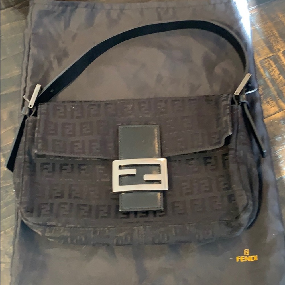 Fendi small FF canvas bag